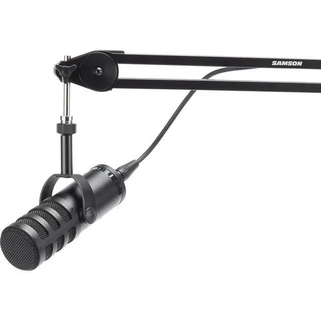 Alt view image 5 of 7 - Q9U XLR/USB Dynamic Broadcast Microphone + Desk Microphone Stand + Mic Cable + Cleaning Cloth