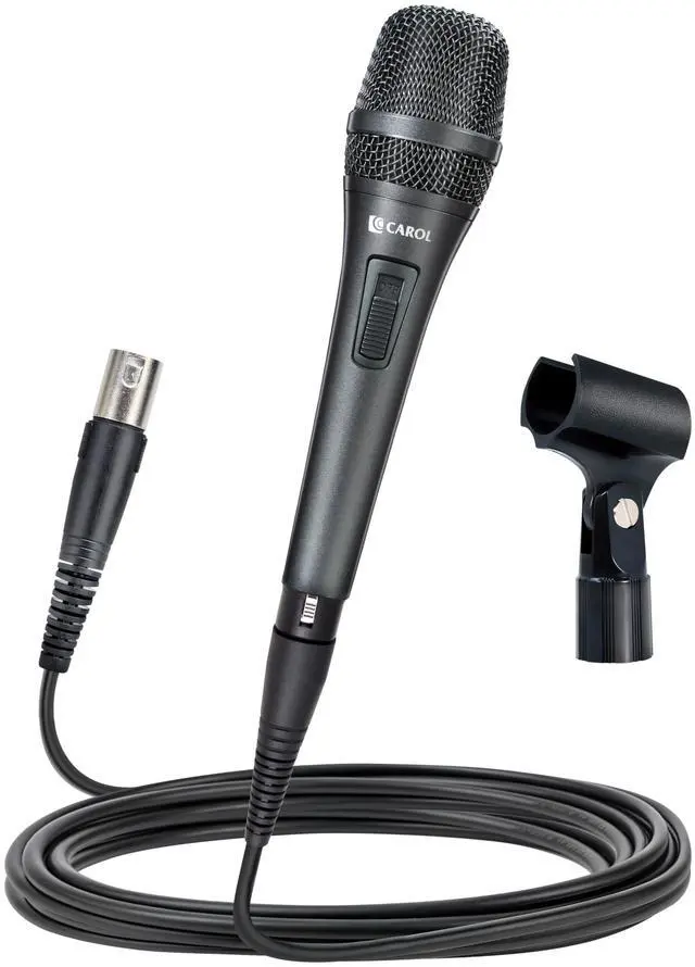Main image of AC-910S XLR Wired Vocal Microphone, Dynamic Cardioid with Switch | AHNC dual-engine noise canceling tech for singing, studio, and stage. incl. 14.8ft (4.5m) XLR cable, mic clip