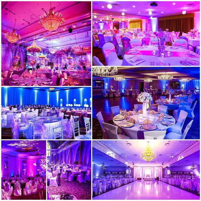 Alt view image 7 of 7 - 3X6W Battery Powered Stage Lights, RGBW 4 in 1 Rechargeable LED Par Lights Uplighting, Remote DMX Sound Activated Cordless Uplights for Events, Party, Wedding, Concert, Dance, Church 1Pack