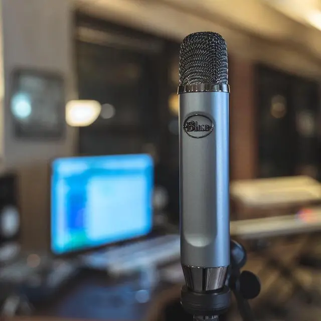 Alt view image 2 of 7 - Blue Ember XLR Condenser Mic for Recording and Streaming, Custom Cardioid Capsule and Mic Stand Mount, Gray