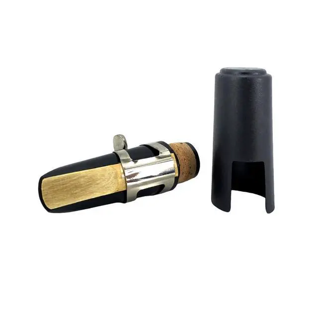 Alt view image 7 of 7 - Professional E flat Clarinet Eb Key Clarinet Good Sound Nickel plated keys with 2 Barrels & Case (Ebonite)