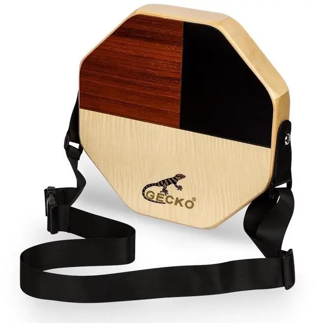 Main image of Cajon Drum, Mini Cajon Protable Hand Percussion Instrument (with strap)