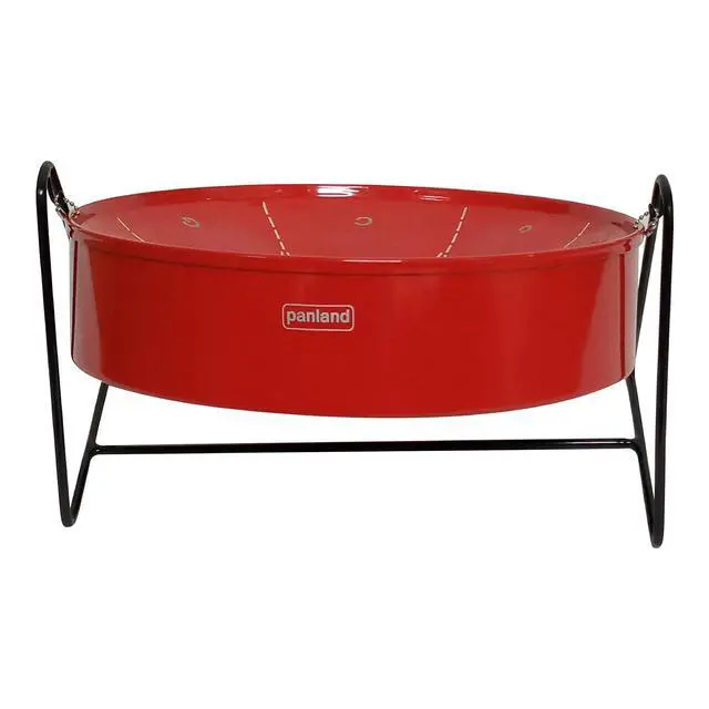 Alt view image 3 of 4 - Miniature Steelpan (Steel Drum) 12 Inch Diameter 11 Notes with Instructional Book with Music from Trinidad & Tobago - Red