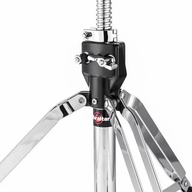 Alt view image 7 of 7 - Drum Throne with Adjustable Height Motorcycle Seat & Backrest, Double-Braced Drum Stool, Comfortable Supportive Cushion for Drummers, Studio or Stage Use (9608MB)