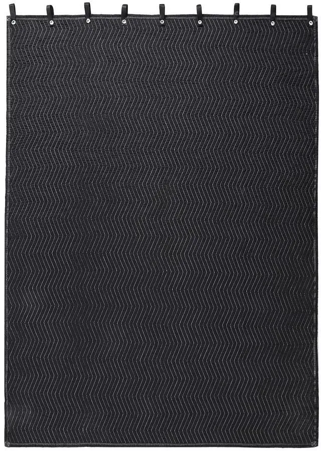 Main image of Large Sound Dampening Blanket, 96" x 80" Sound Absorbing Panel with Grommets for Wall Hanging, Noise Reduce Curtains for Recording Studio Use and Basements, 96" x 80", Black