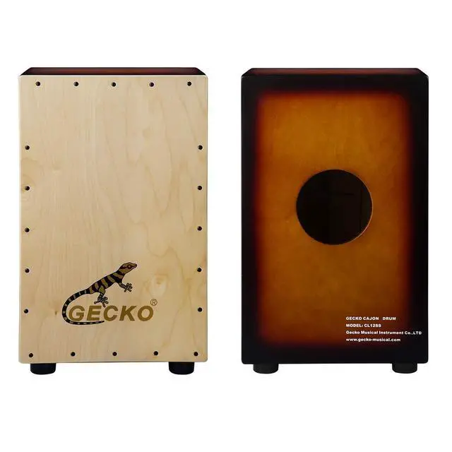 Alt view image 7 of 7 - Cajon BOX Drum-Wooden Percussion Box, with Internal Adjustable Guitar Strings