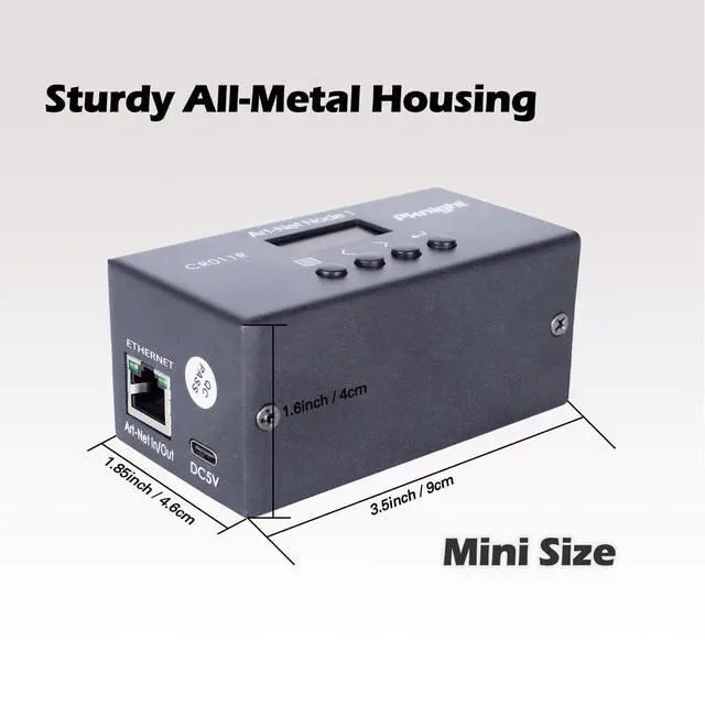 Alt view image 5 of 7 - ArtNet DMX Ethernet Lighting Controller Interface, 3-Pin XLR, 1-Universe Bi-directional Art-Net to DMX512 Node (No RDM)