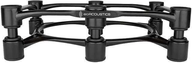 Main image of Aperta Series Isolation Speaker Stands with Tilt Adjustment: Aperta300 (11.8" x 7.9") Black (Single)