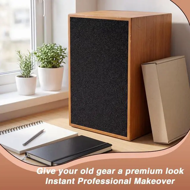 Alt view image 7 of 7 - 13 mm Speaker Grill Foam 39" x 78" (100 x 200 cm) Acoustic Foam Sheet High Density Cuttable Acoustic Speaker Grill Cover for Line Array Professional Audio and DJ Audio Woofer Subwoofer