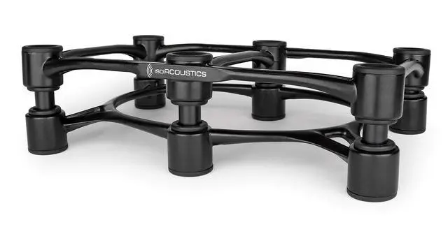 Alt view image 4 of 7 - Aperta Series Isolation Speaker Stands with Tilt Adjustment: Aperta300 (11.8" x 7.9") Black (Single)