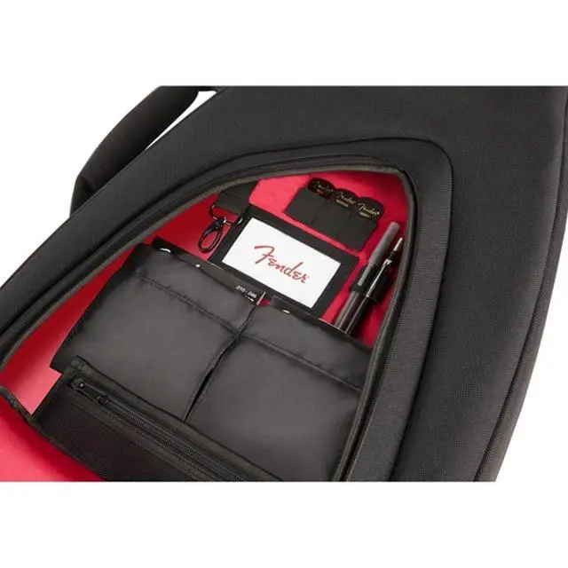 Alt view image 6 of 7 - FE1225 Electric Guitar Gig Bag, Black
