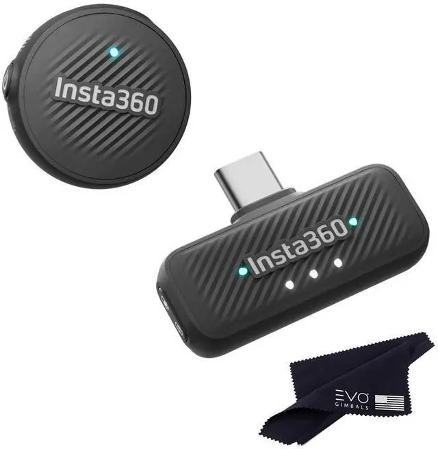 Main image of Mic Air,Ultralight 7.9g Transmitter, as Compact as a Coin, 48kHz Audio with Built-in Noise Reduction, 10-Hour Battery Life, 300m Range, X5/X4/ACE PRO 2, Flow/Flow 2/Flow 2 PRO((1 TX + 1 RX)