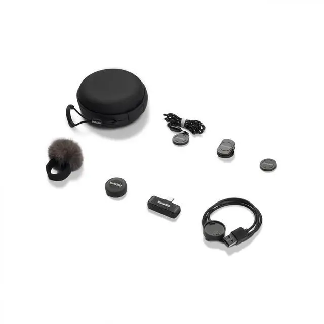 Alt view image 2 of 7 - Mic Air,Ultralight 7.9g Transmitter, as Compact as a Coin, 48kHz Audio with Built-in Noise Reduction, 10-Hour Battery Life, 300m Range, X5/X4/ACE PRO 2, Flow/Flow 2/Flow 2 PRO((1 TX + 1 RX)