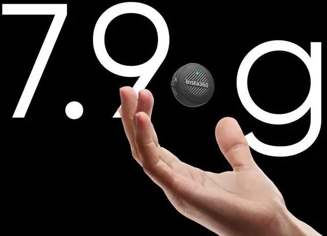 Alt view image 3 of 7 - Mic Air,Ultralight 7.9g Transmitter, as Compact as a Coin, 48kHz Audio with Built-in Noise Reduction, 10-Hour Battery Life, 300m Range, X5/X4/ACE PRO 2, Flow/Flow 2/Flow 2 PRO((1 TX + 1 RX)