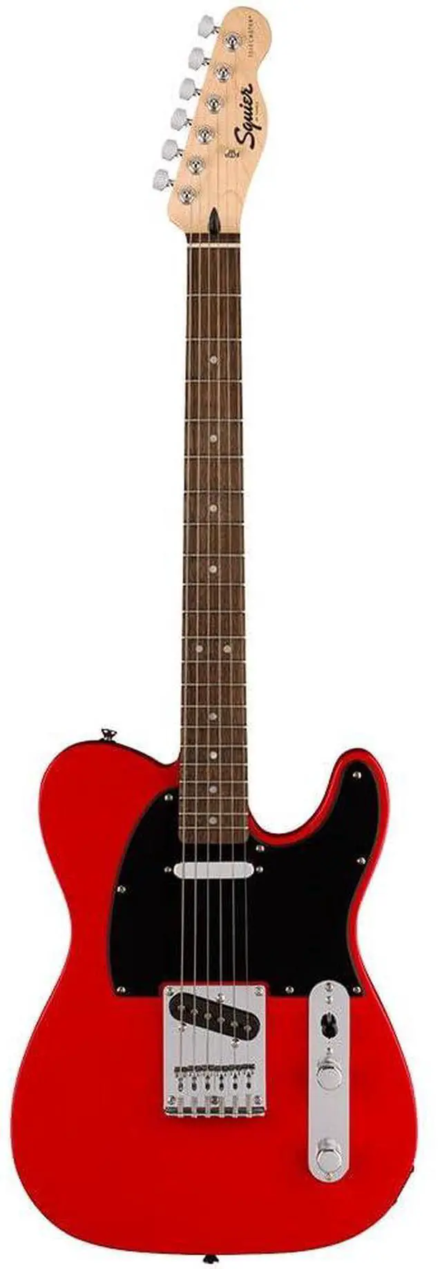 Alt view image 4 of 7 - Squire Sonic Telecaster Electric Guitar, Torino Red, Laurel Fingerboard