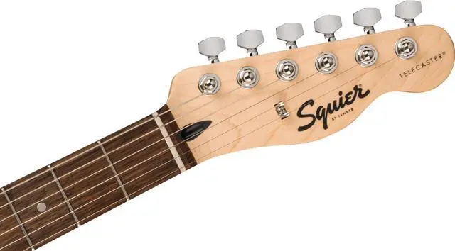 Alt view image 6 of 7 - Squire Sonic Telecaster Electric Guitar, Torino Red, Laurel Fingerboard