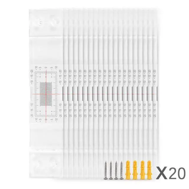 Alt view image 2 of 7 - Crack Monitoring Record, Standard Tell-Tale Crack Monitor for the Standard and Corner Tell-Tale (10PCS)