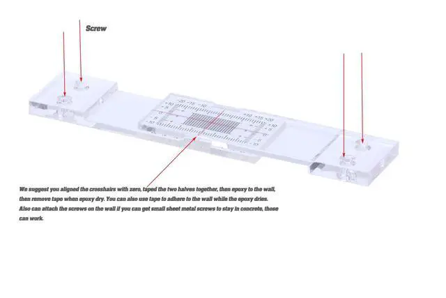 Alt view image 6 of 7 - Crack Monitoring Record, Standard Tell-Tale Crack Monitor for the Standard and Corner Tell-Tale (10PCS)