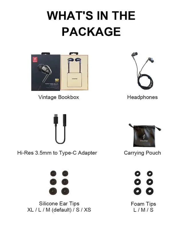 Alt view image 7 of 7 - Quad Driver Wired in-Ear Headphones, Professional Hi-Res Earphones | Hi-Res Audio, High Fidelity Sound, 3.5mm to Type-C Adapter, Clear MEMS Mic, Professional Noise Isolating