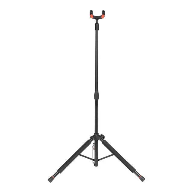 Alt view image 7 of 7 - Hanging Guitar Stand with Self-Locking Yoke and Padded Tripod Legs, Fits Most Electric, Acoustic, and Bass Guitars (GFW-GTR-1700)