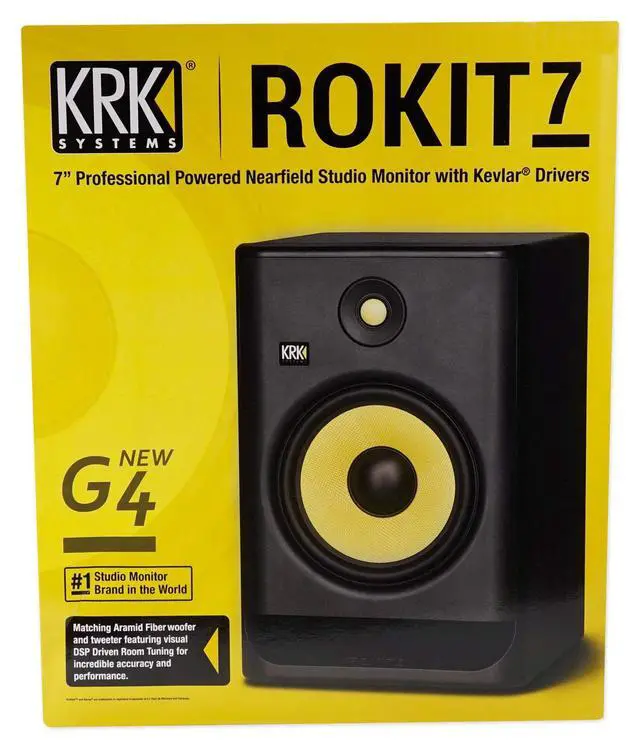 Alt view image 6 of 7 - ROKIT7G4 7" POWERED MONITOR,Black