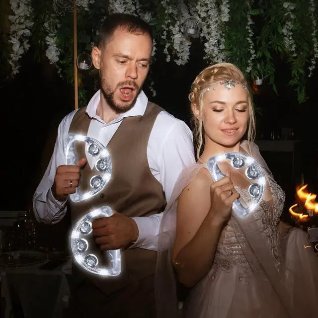 Alt view image 5 of 7 - 50 Pack LED Light up Tambourines with Flashing Lights Tambourine for Adults, Glow in The Dark Half Moon Handheld Percussion Musical Instrument for Weddings Dance Floor Props(White Lights)
