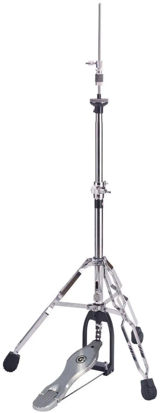 Alt view image 4 of 7 - Medium Weight Double Braced Hi-Hat Stand, Percussion Chrome Drum Set Hardware, For Snare Drum Practice Pad, 5707