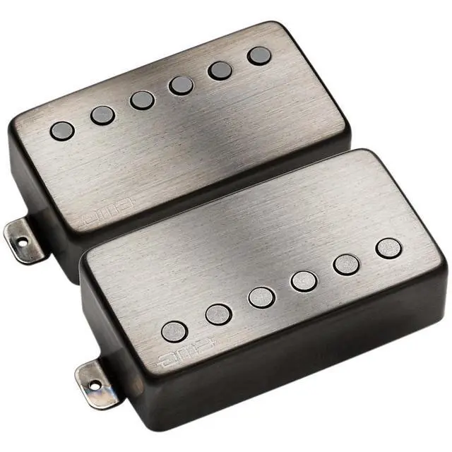 Alt view image 2 of 2 - JH James Hetfield Electric Guitar Pickup Set, Brushed Black Chrome