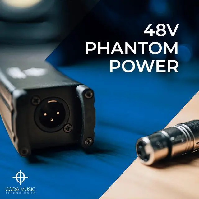 Alt view image 3 of 7 - Coda Mic Preamp for Vocal Recording & Podcasting - 25dB Microphone Booster | 48V Phantom Power Preamplifier, Ultra-Clean XLR Preamp for Dynamic Mics, Podcast, Broadcast, Studio