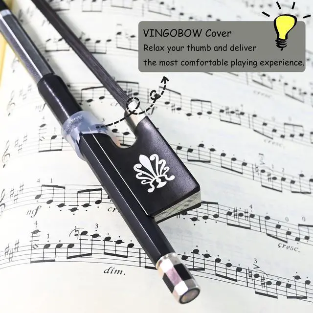 Alt view image 6 of 7 - Brandnew Carbon Fiber VIOLIN BOW 4/4 Size Deep & Powerful Tone, Art No.106VB