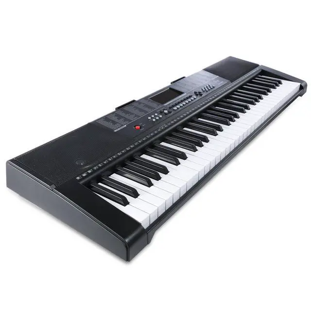 Alt view image 3 of 7 - 61key Standard Keys Keyboard with USB Music Player,Including Headphone,Stand,Stool & Power Supply-The electronic keyboards