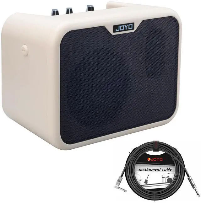 Main image of 10W Portable Bass Amplifier with 15ft Bass Guitar Cable Mini Bass Practice Amp Battery Powered Combo Bass Amp MA-10B Dual Channel (CMA10B)