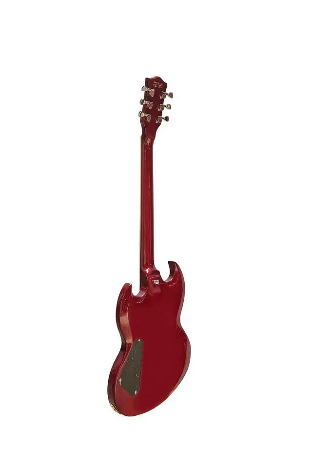 Alt view image 5 of 6 - IVSV-300 CHERRY RED Solid-Body Electric Guitar, cherry Red