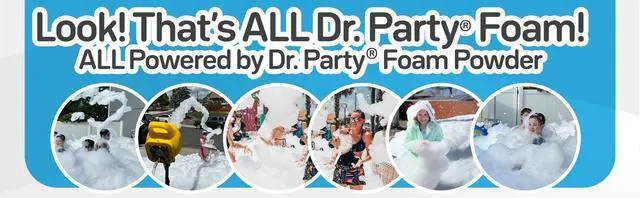 Alt view image 6 of 7 - Foam Powder Pack of 5, Easily Makes up to 600 Gallons; Bubble Party Machine