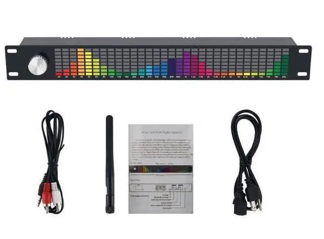 Main image of Digital Equalizer, Audio Spectrum Analyzer, Dual Channel 15-Band Equalizer Home Audio, Stereo Graphic Equalizer Digital MusicAudio Spectrum Analyzer, Stereo Equalizer Real Time Frequency Level Display