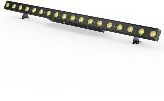 Main image of Stage Wash Light Bar: 120W RGBW LEDs Individually Controlled DMX Light Bar - 114 Colorful Chase Effects & 15 Static Colors - Sound DMX Control for DJ Wedding Party Club GigBar Live Show