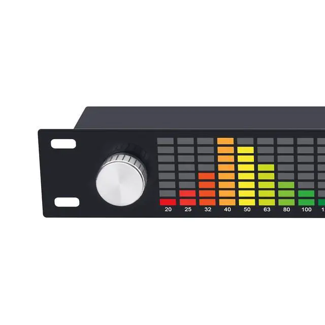 Alt view image 6 of 7 - Digital Equalizer, Audio Spectrum Analyzer, Dual Channel 15-Band Equalizer Home Audio, Stereo Graphic Equalizer Digital MusicAudio Spectrum Analyzer, Stereo Equalizer Real Time Frequency Level Display