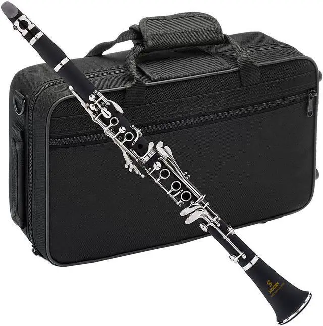 Alt view image 2 of 7 - clarinet in B flatbeginner's performance, professional playing instrument with box, cleaning kit