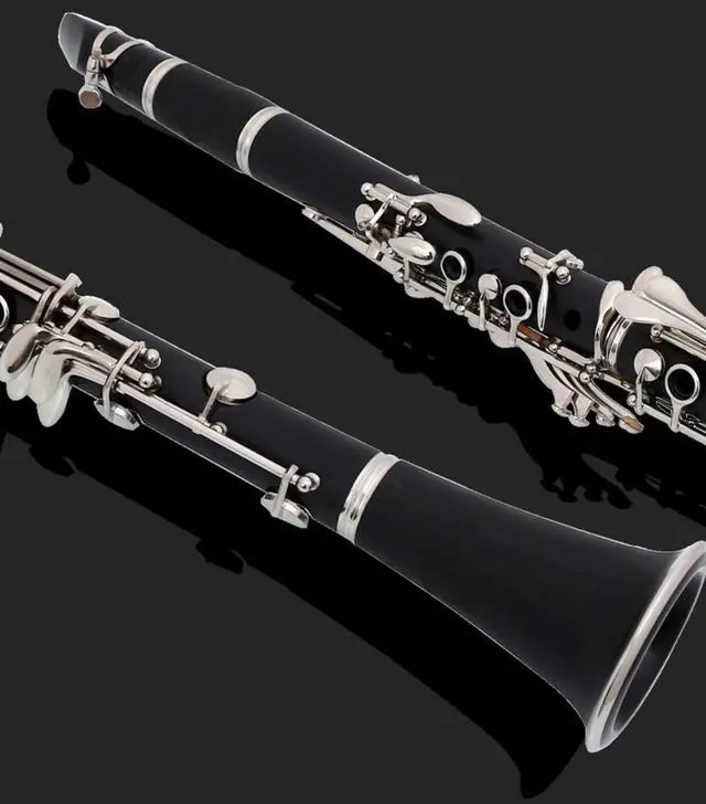 Alt view image 4 of 7 - clarinet in B flatbeginner's performance, professional playing instrument with box, cleaning kit