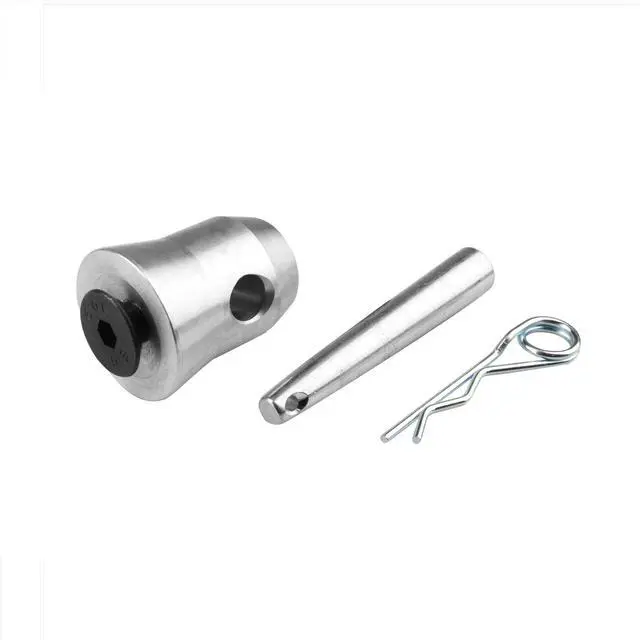 Alt view image 3 of 3 - 20 Pack F34 F33 Aluminum Half Conical Coupler with Clip Pin,Truss Connector | M12 Threaded Bolt, For Stage