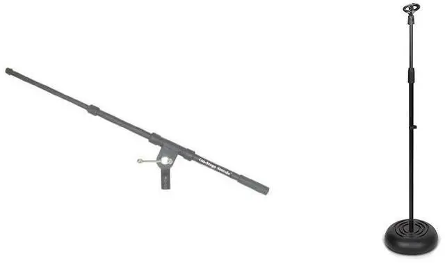 Main image of MSA7040TB Telescoping Microphone Boom + PYLE-PRO PMKS5 Compact Base Microphone Stand