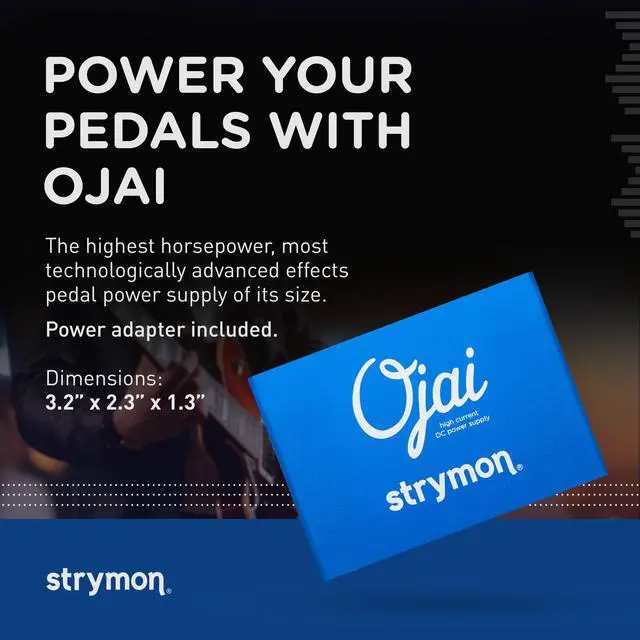 Alt view image 2 of 6 - Ojai 5-Output High Current Guitar Pedal Power Supply