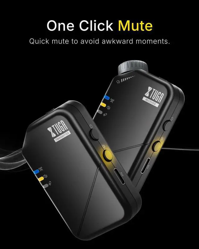 Alt view image 4 of 7 - J02S 2.4G Stereo in Ear Monitor System(1 Transmitter & 3 Receivers) | Wireless IEM System,Low Latency,10 Hours Operation,164Ft(50m) Range,Auto-Pairing for Stage Monitoring,Musicians,Band,Church