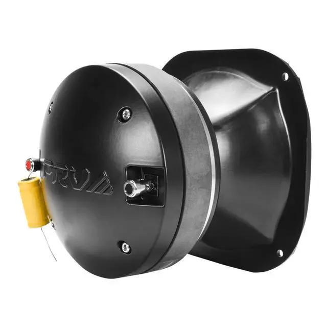 Alt view image 5 of 7 - 2" Exit Midrange Compression Driver + Horn WG2200Ph Slim 200 Watts 8 Ohm 109 dB, Shallow Profile Aluminum Horn + Ferrite Phenolic Driver
