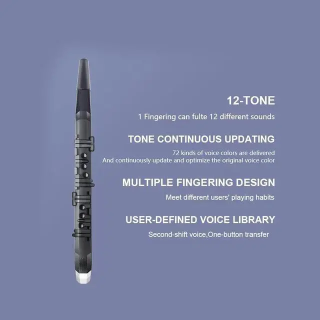 Alt view image 3 of 7 - S1 Professional Performance Saxophone, Wireless Electronic Wind Instrument, Digital Synthesizer Aerophone Portable