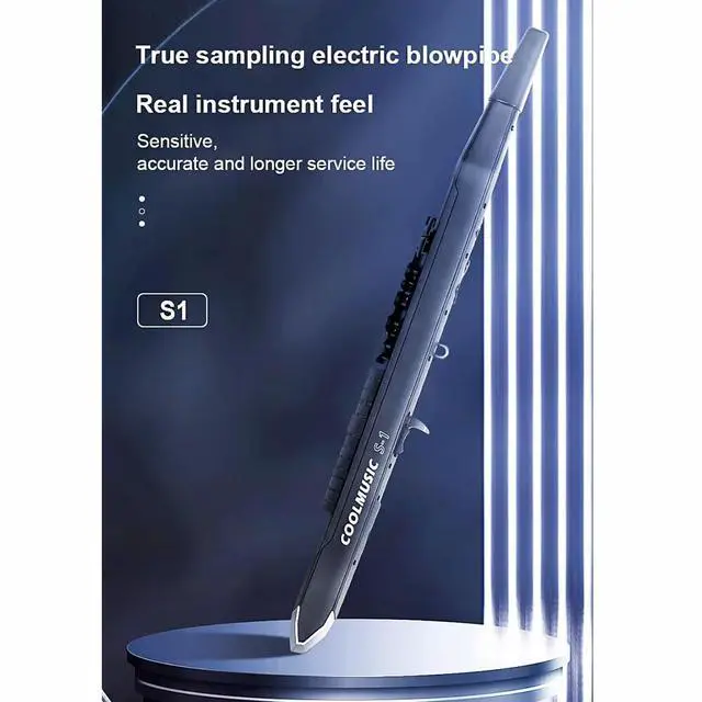 Alt view image 5 of 7 - S1 Professional Performance Saxophone, Wireless Electronic Wind Instrument, Digital Synthesizer Aerophone Portable