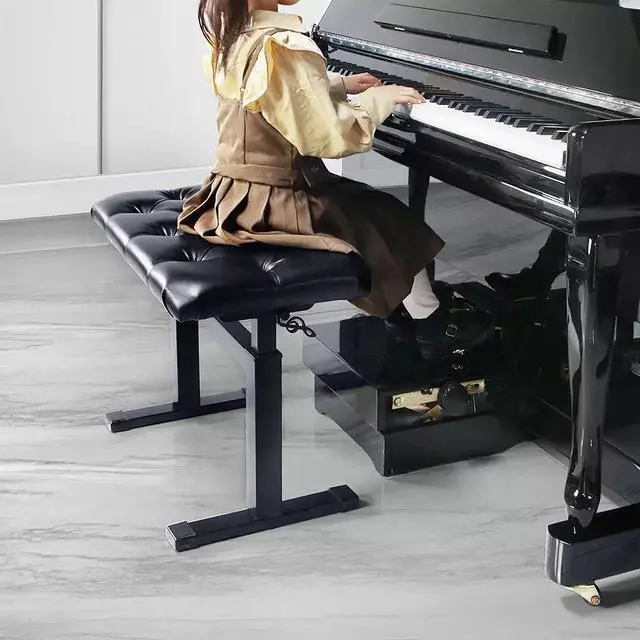 Alt view image 2 of 6 - Adjustable Piano Pedal Extender, Solid Wood with 3 Pedals,White | Adjustable Piano Foot Pedal Extender,no assembly required,Designed for Beginners,Compatible with most pianos
