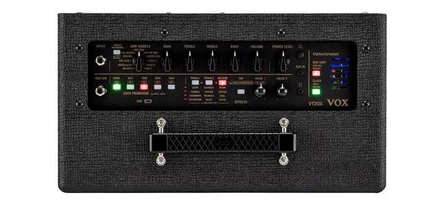 Alt view image 4 of 6 - VT20X 1x8 Inch 20-Watt Modeling Guitar Amplifier - Classic Blue w/Valvetronix Tube Preamp