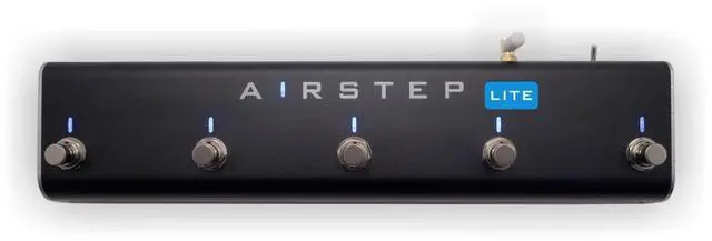 Main image of Airstep Lite MIDI, HID Wireless Controller with 5 Footswitch, 300H Playtime, Support DAW(Cubase, Ableton Live), Plugin(Bias Fx, Neural DSP), Youtube Video, Page, Atem, Hands Free Controller