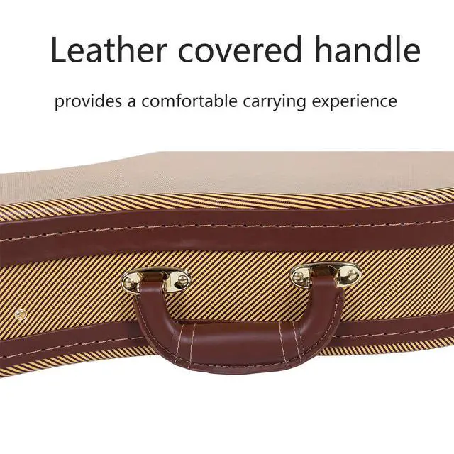 Alt view image 4 of 7 - Hard Shell Case for A-Style Mandolin in Vinyl Tweed(CRW620MATW)